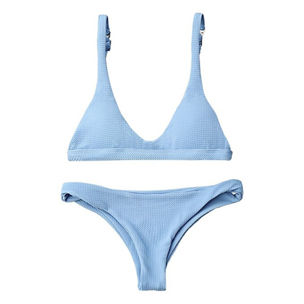 Baby Blue Scoop Bikini